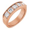 14K Rose 1 .90 CTW Diamond Mens Ring Ref 14769580